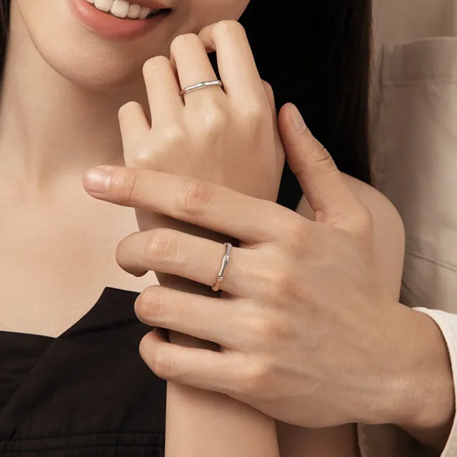 【KT DADA】戒指 戒指男 戒指女生 情侶戒指 情人節禮物 戒指盒 女生禮物  925 純銀戒指 歐美戒指