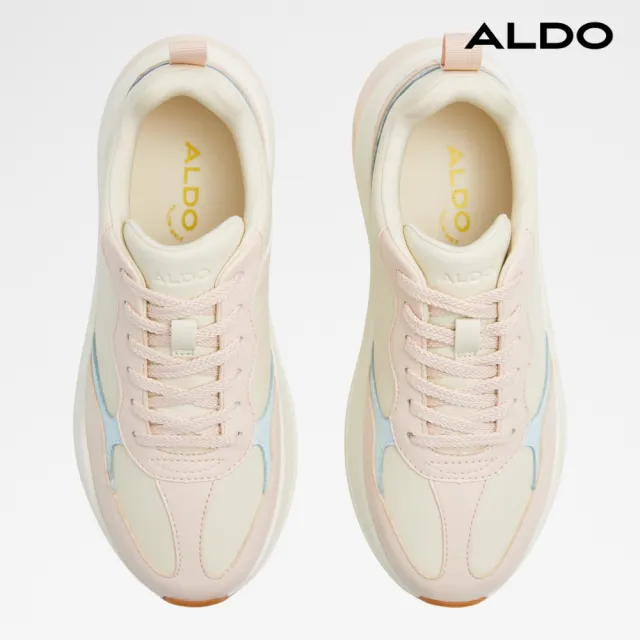 【ALDO】DILA-經典撞色老爹鞋-女鞋(白粉色)