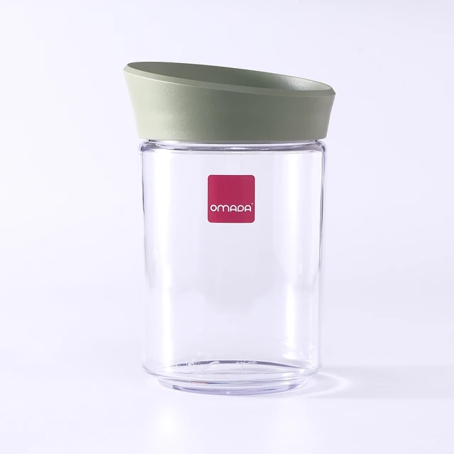 【OMADA】防潮儲物密封罐 墨綠色 1L(防潮罐、儲物罐、密封罐)