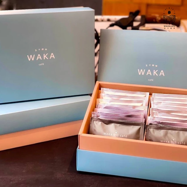 WAKA cafe 瓦卡咖啡 自烘精選 精品掛耳禮盒(20入/盒)