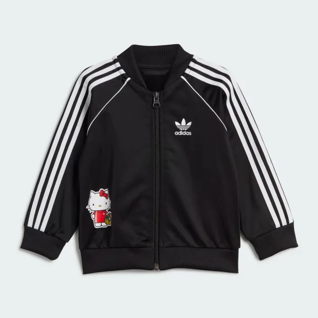 【adidas 愛迪達】HELLO KITTY SST 運動套裝 外套/長褲 嬰幼童裝 - Originals(II0852)