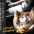 【RADICA】日本寵物CORDURA車載汽座睡窩(耐髒耐抓外出狗窩外出包毛孩安全座椅逛街旅行看醫生好方便)