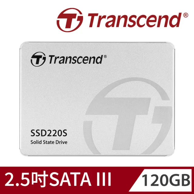 【Transcend 創見】SSD220S 120GB 2.5吋SATA III SSD固態硬碟(TS120GSSD220S)