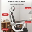 【坐得正】白框黑網+頭枕 雙背 無擱腳款辦公椅 電腦椅 人體工學椅 升降椅 電競椅 旋轉椅(OA310WHP)