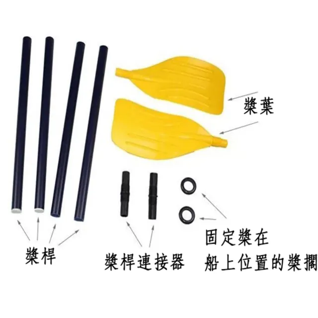 【寶盒百貨】法式船槳 塑膠漿 劃槳 可拆解 方便收納(充氣船 充氣艇 橡皮艇 獨木舟 等皆適用)