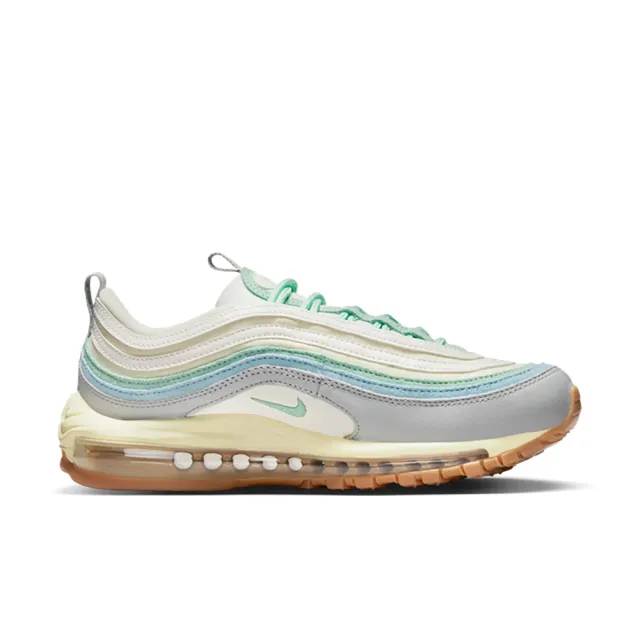 【NIKE 耐吉】休閒鞋 運動鞋 W AIR MAX 97 女鞋 藍綠白(DX5766131)