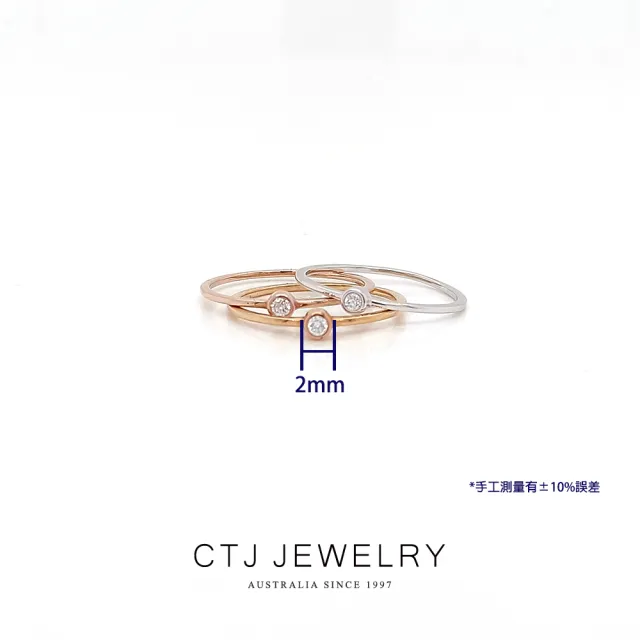 【CTJ】18K金2分鑽石戒指