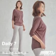 【STL】現貨 yoga 韓國瑜珈 女 蝙蝠袖 飛鼠袖 運動 快乾 7分袖 短袖 上衣(Daily7美日抓皺／多色)