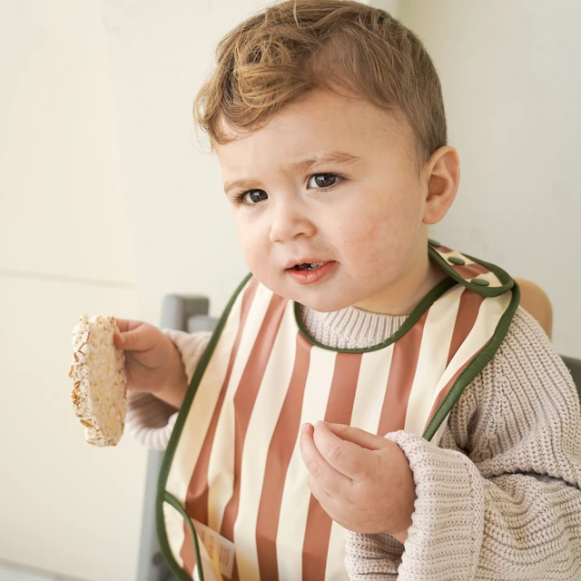 GRECH&CO 防水長袖圍兜(兒童圍兜 嬰兒圍兜 畫畫衣 