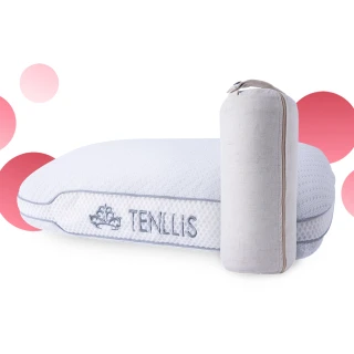 【TENLLiS 天妮絲】睡飽包枕一代 露營旅用午安枕(零壓透氧棉枕芯 抗菌防蟎)