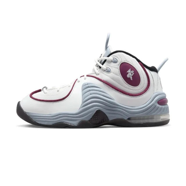 NIKE 耐吉NIKE 耐吉 Air Max Penny 2 Rosewood 女鞋 白灰色 籃球 訓練 運動 籃球鞋 DV1163-100