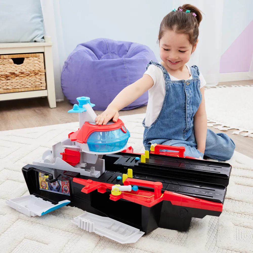 paw patrol 汪汪隊立大功】電影版2 聲光變形航空母艦指揮部(汪汪隊超級