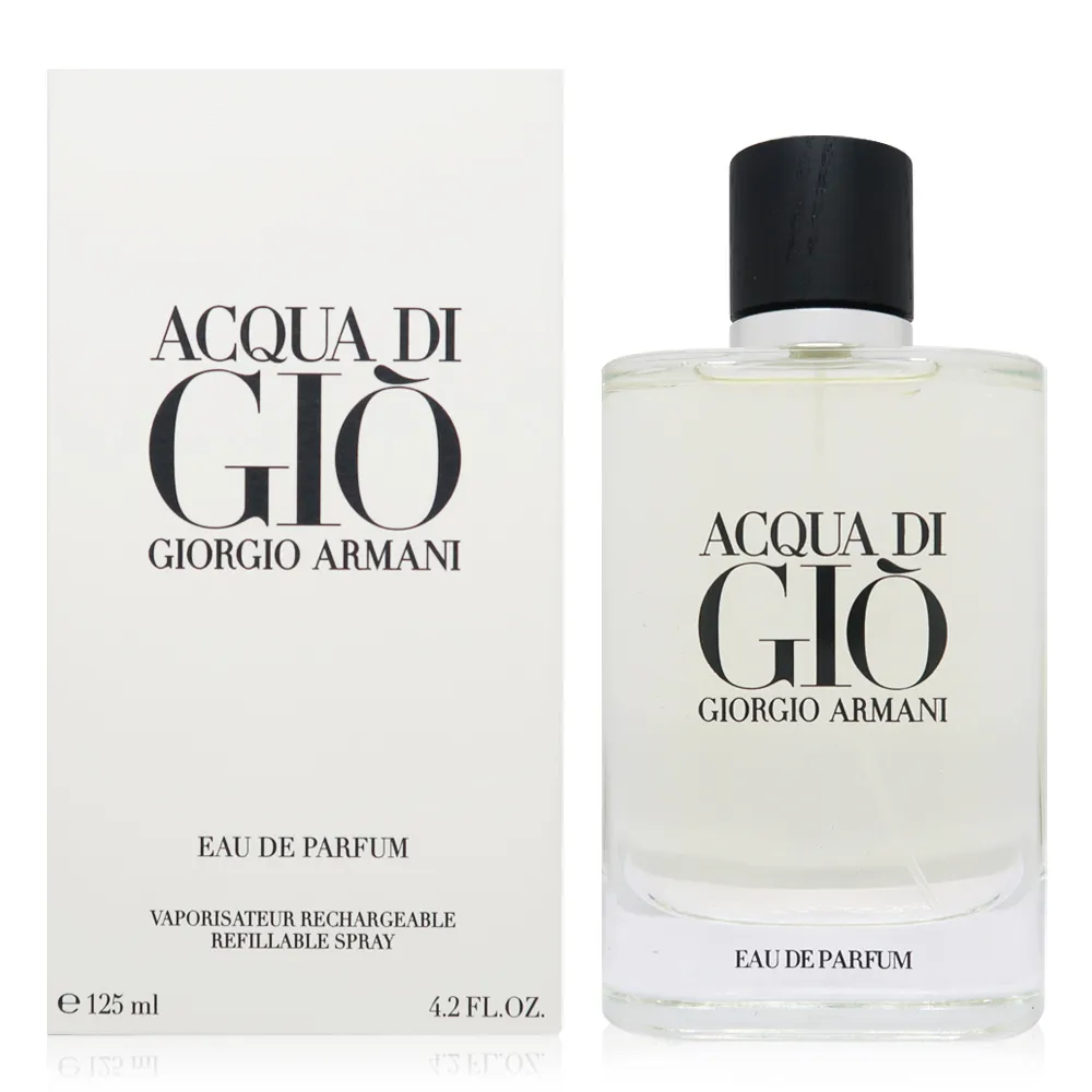 【Giorgio Armani 亞曼尼】寄情水男性淡香精 EDP 125ml(平行輸入)