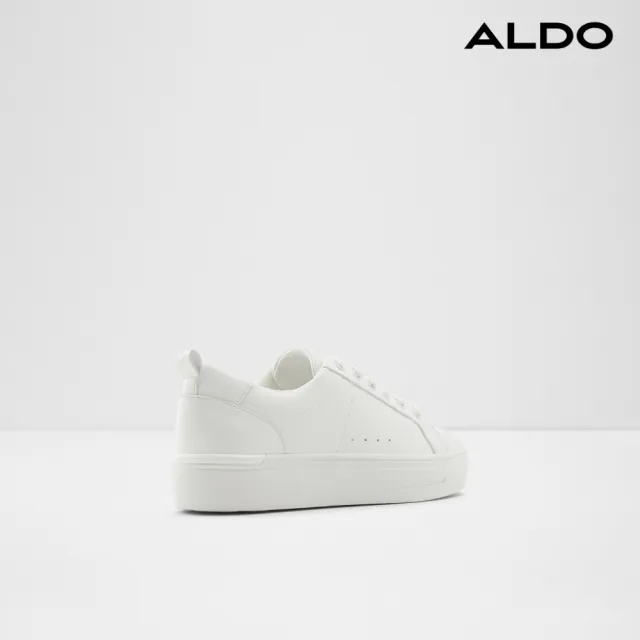 【ALDO】MEADOW-經典潮流潔白小白鞋-女鞋(白色)