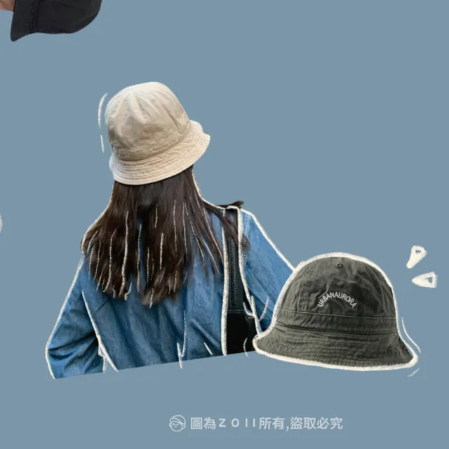 ZOII 佐壹】日系弧繡漁夫帽(漁夫帽日系漁夫帽盆帽#101127) - momo購物 