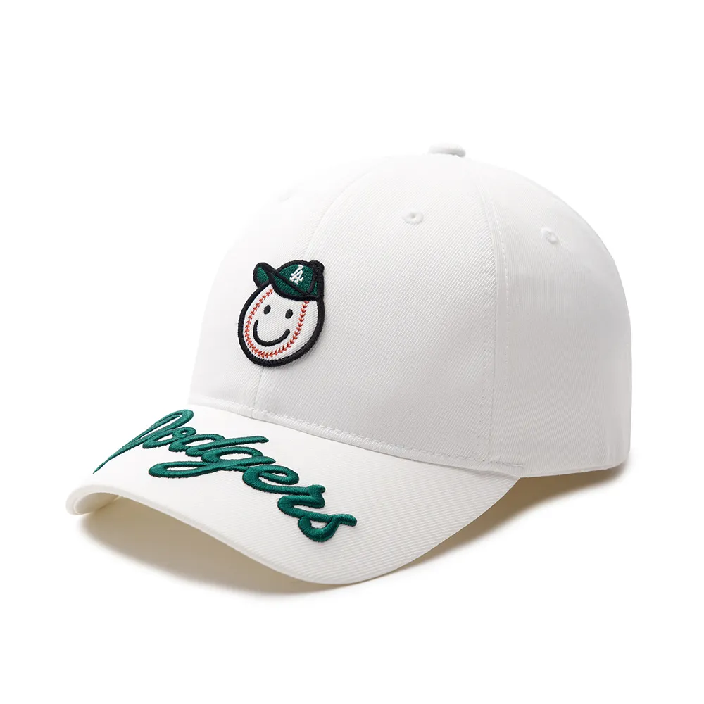 【MLB】童裝 可調式棒球帽 童帽 Green Play系列 洛杉磯道奇隊(7ACPE033N-07CRS)