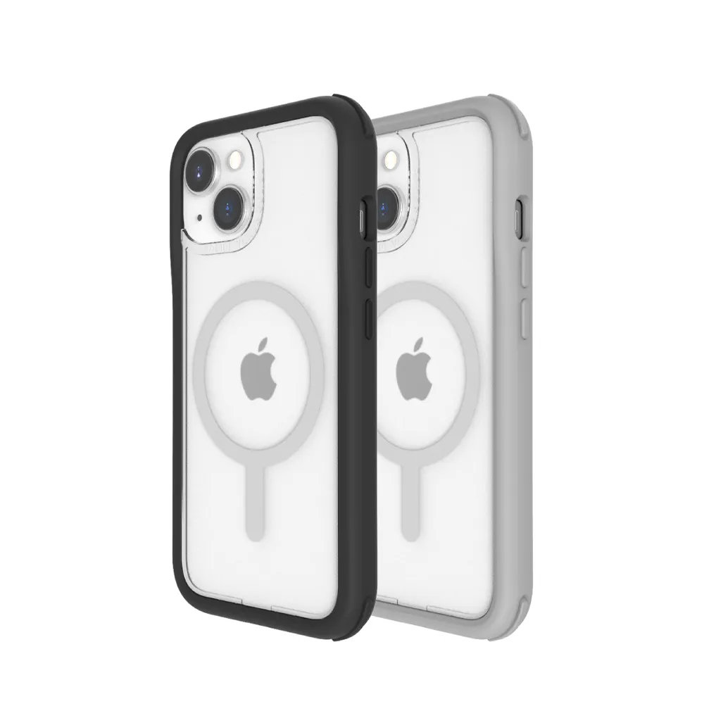 【SOLiDE】iPhone 15 6.1吋 維納斯抗菌軍規防摔磁吸手機殼 附透明霧面背蓋