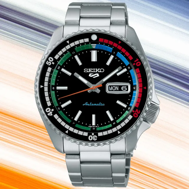【SEIKO 精工】5 Sports 系列 55周年現代詮釋版 機械腕錶  SK044 禮物推薦 畢業禮物(SRPK13K1/4R36-15D0D)