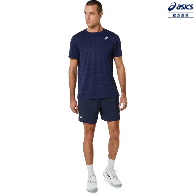 【asics 亞瑟士】短袖上衣 男款  網球 上衣(2041A257-400)