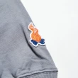 【EDWIN】男裝 露營系列 富士山營地BOX LOGO厚長袖T恤(灰褐色)