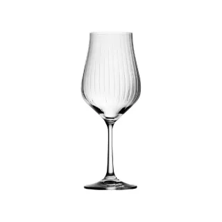 【Utopia】Tulipa手工水晶玻璃紅酒杯 豎紋350ml(調酒杯 雞尾酒杯 白酒杯)