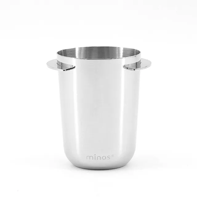 【Minos】磨豆機接粉杯 54/58mm 銀色款(扣於義式把手 可堆疊省空間)