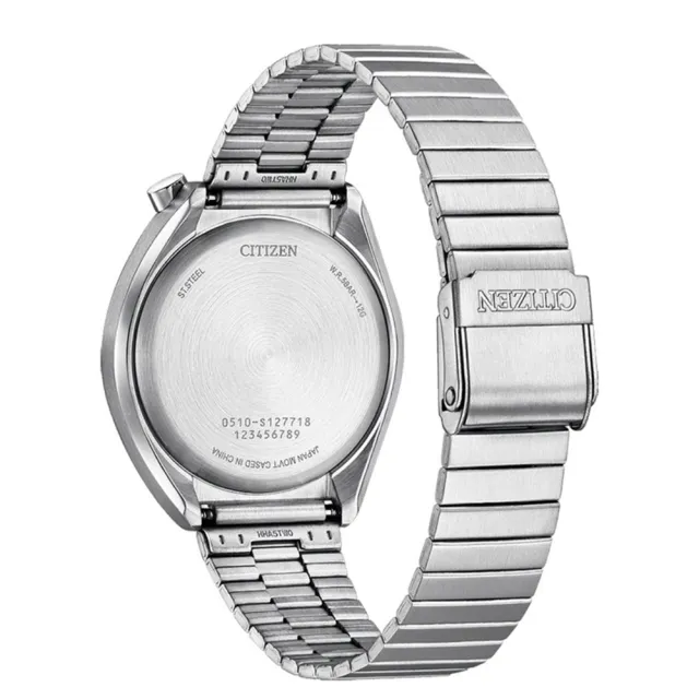 【CITIZEN 星辰】官方授權C1 男 50周年 牛頭錶 熊貓計時錶 錶徑38mm-贈高檔6入收藏盒(AN3660-81E)