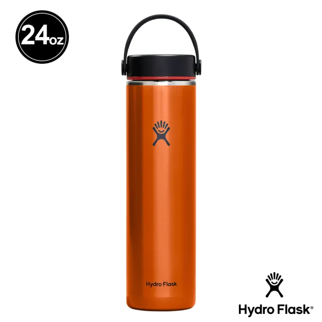 【Hydro Flask】24oz/709ml 輕量寬口提環保溫杯(保溫瓶)