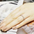 【彩糖鑽工坊】鑽石戒指 鑽石線戒 鑽石 38分(Elegance 排戒 系列)