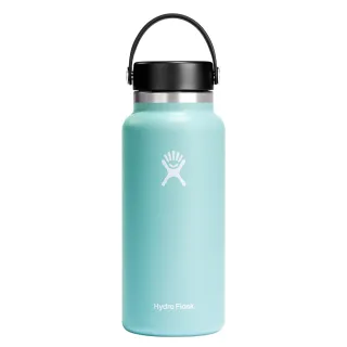 【Hydro Flask】32oz/946ml 寬口提環保溫杯(露水綠)(保溫瓶)