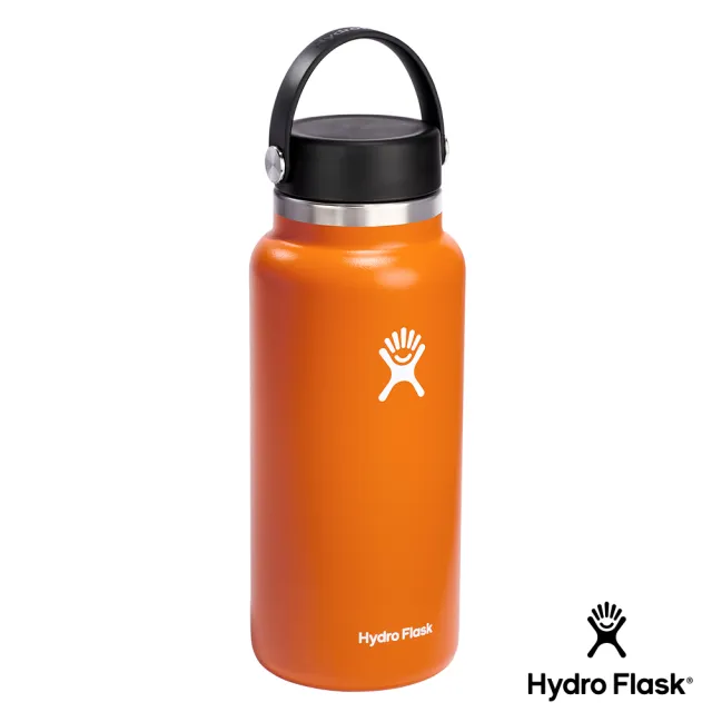 【Hydro Flask】32oz/946ml 寬口提環保溫杯(紅土棕)(保溫瓶)