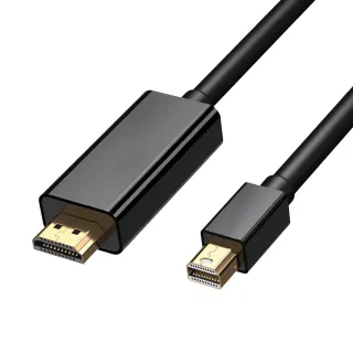 【台灣霓虹】Mini DP公轉HDMI公1.8米轉接線