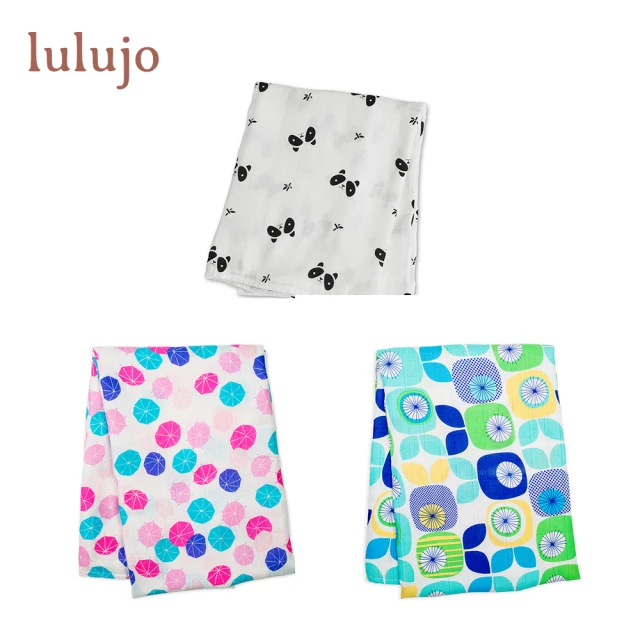 lulujo 竹纖維防螨透氣萬用巾(3款任選)