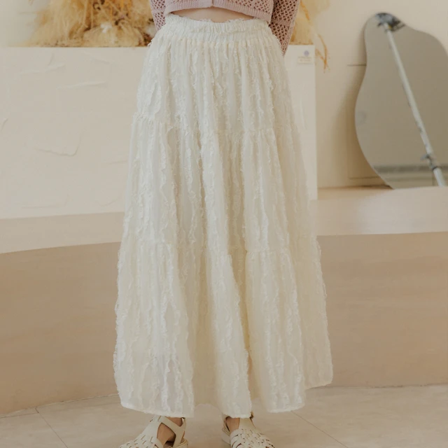 MOMA 金屬霓光A-Line壓褶裙(銀色) 推薦