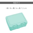 【Premier】附叉匙長方便當盒 水藍18cm(環保餐盒 保鮮盒 午餐盒 飯盒)
