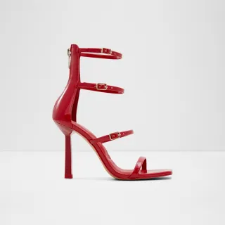 【ALDO】JOCELYN-性感羅馬風涼跟鞋-女鞋(紅色)