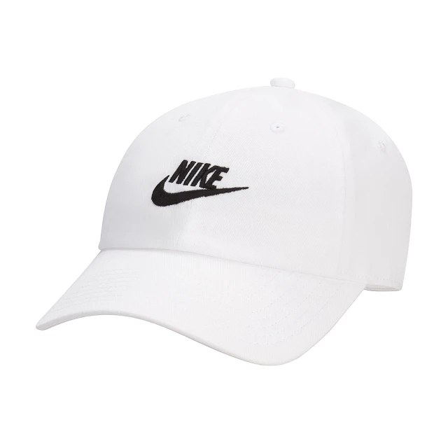 NIKE 耐吉 帽子 棒球帽 運動帽 遮陽帽 U NK CLUB CAP U CB FUT WSH L 白 FB5368-100