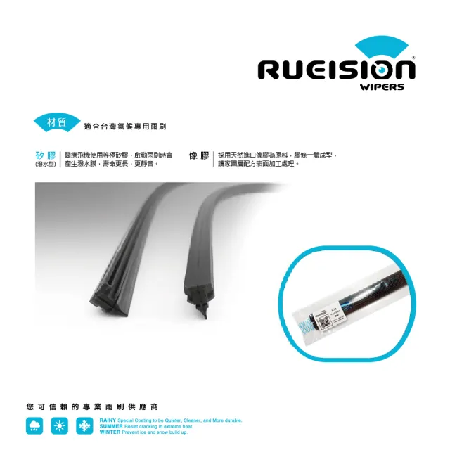 【RUEISION 銳視雨刷】BMW 3系列 E90 E91 E92 E93 F30 F31 F35 F34 G20 G21 雨刷