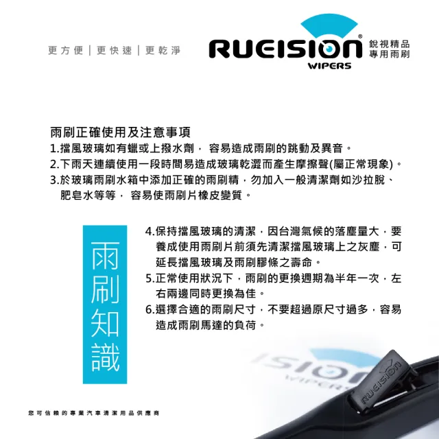 【RUEISION 銳視雨刷】BMW 3系列 E90 E91 E92 E93 F30 F31 F35 F34 G20 G21 雨刷