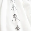 【EDWIN】江戶勝 男裝 忍者系列 伊賀忍者奔跑印花厚長袖T恤(米白色)