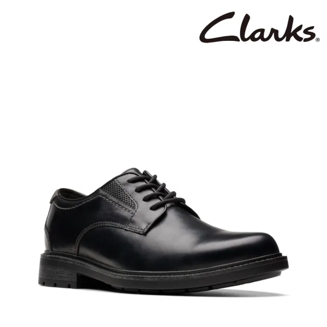 Clarks】男鞋Un Shire Low 寬楦透氣緩震舒適紳士鞋休閒皮鞋(CLM74652D 