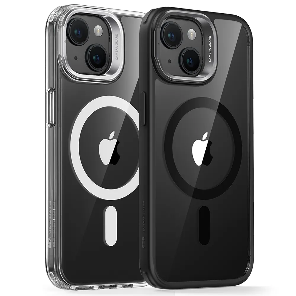 【ESR 億色】iPhone 15 Plus HaloLock 巧匯系列 鏡頭支架款 手機保護殼(支援MagSafe)