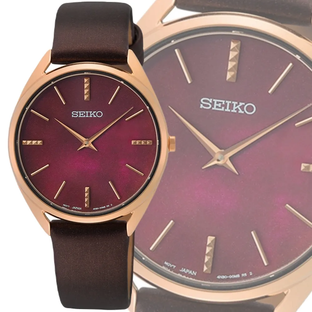 【SEIKO 精工】珍珠貝優雅 石英腕錶 SK034(4N30-00J0R/SWR082P1)