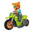 【LEGO 樂高】City 城市系列 - 大熊特技摩托車(60356)