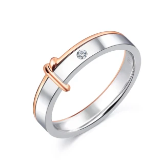 【PROMESSA】18K金 同心系列 鑽石結婚戒指 / 對戒款