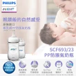 【PHILIPS AVENT】親乳感PP防脹氣奶瓶 260ml雙入組 奶嘴1月+(SCF693/23)