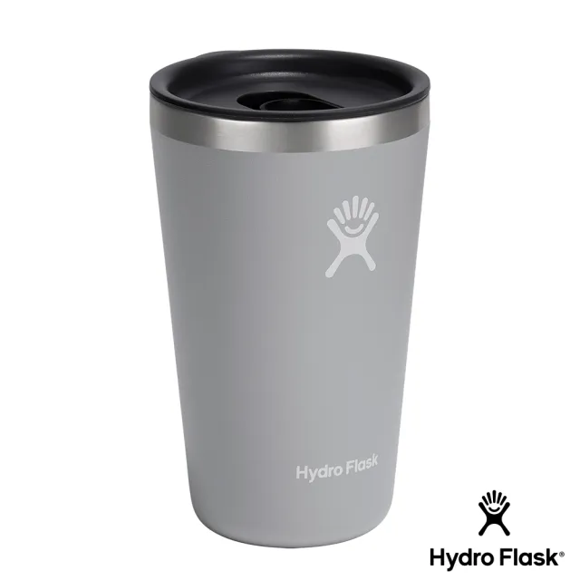 【Hydro Flask】16oz/473ml 隨行杯(粉灰)