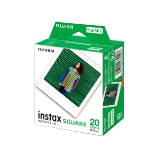 【FUJIFILM 富士】instax SQUARE 方型空白底片 10張兩入組(共20張)