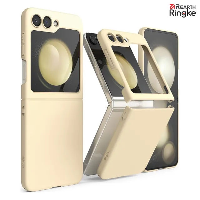【Ringke】三星 Galaxy Z Flip 5 Slim 輕薄手機保護殼 透明 黑 霧透 草莓 香草 薄荷(Rearth 手機殼)