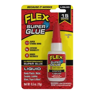 【FLEX SEAL】飛速超級瞬間膠10g-液狀附刷(Flex Super Glue 快乾膠 強力膠 黏膠)